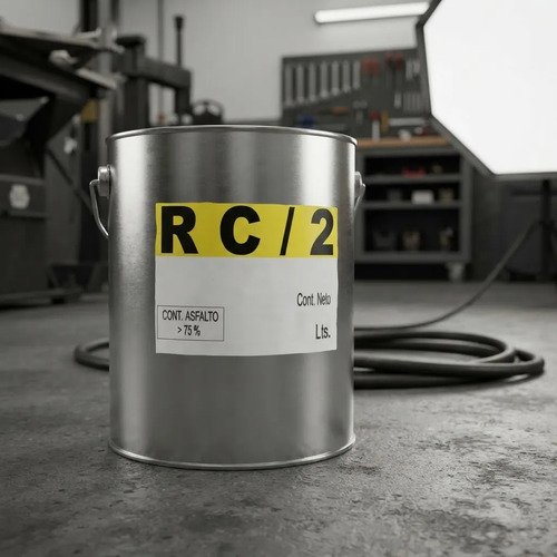 Impermeabilizante Rc2 Para Imprimación Y Membranas Asfáltica Negro Mate - Imagen 2