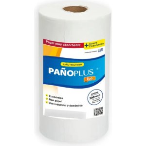 Rollo Paño Plus Eco - 300 Paños Blanco