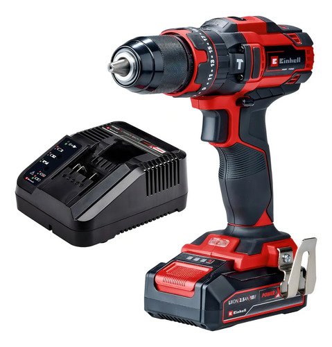 Taladro Percutor Te-cd 18/44 Einhell + Bat 2,5ah + Cargador Rojo 50 Hz