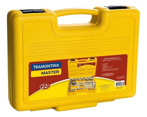 Juego Dados 22 Piezas Encastre 1/2'' Tramontina Master - Fc - Imagen 2