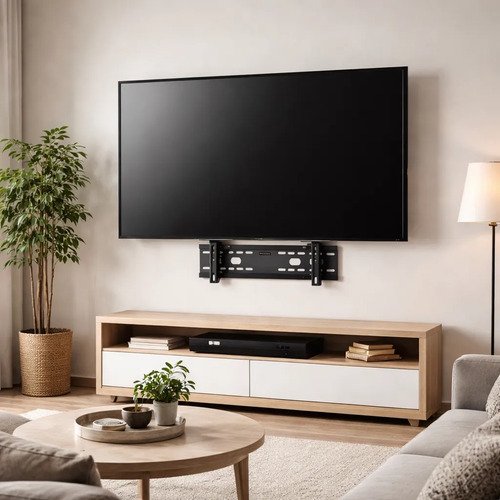 Soporte Tv Inclinable 15° De 23-55 PuLG 50kg Con Nivel Yexin Negro - Imagen 3