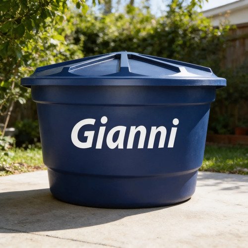Tanque De Agua Gianni Liviano Monocapa De 500 Litros - Tyt Azul Oscuro - Imagen 3