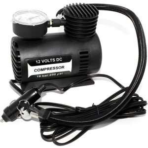 Compresor Aire Inflador Auto Bici 12v 250 Psi Electrico Tyt 50 Hz Monofásica