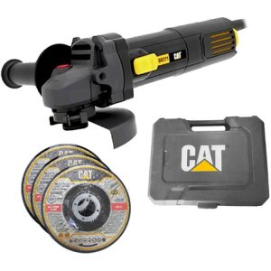 Amoladora Angular 115mm 750w Con Maletin Y Disco Cat Color Negro 50hz