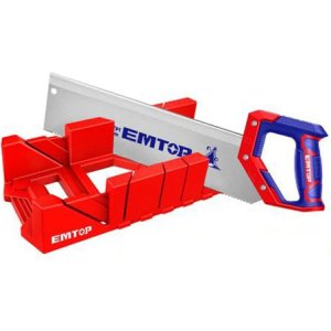 Combo Serrucho Costilla 12 Pulgadas + Caja De Ingletes Corte