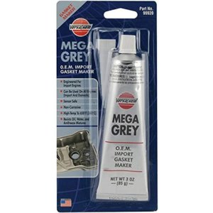 Silicona Gris Mega Grey Resistente Alta Temperatura 85g Para Juntas Exterior
