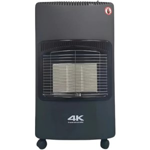 Estufa Supergas Plegable 4k C/3 Paneles Ft Negra