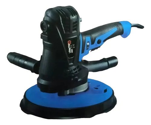 Lijadora De Pared Alpha Pro De 1280w Con Regulación De Velocidad Negro Y Azul