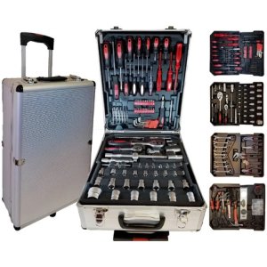 Valija Caja Herramientas Accesorios 386 Pzas Completa - Tyt Agua