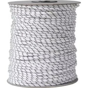 Cuerda Náutica 4 Mm 100 Metros Para Atar Y Sujetar Calidad Blanco