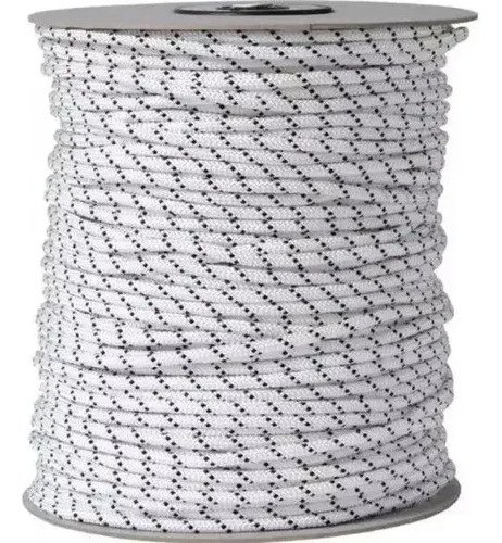 Cuerda Náutica 4 Mm 100 Metros Para Atar Y Sujetar Calidad Blanco