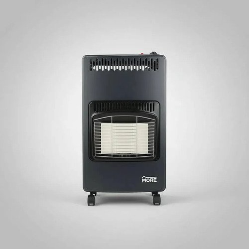 Estufa A Gas More Negro Plegable Segura 3 Paneles Ruedas Válvula Y Manguera - Imagen 8