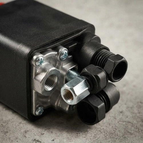 Presostato Compresor 1 Via Repuesto Control Automatico 220v Azul 23 Monofásica - Imagen 3
