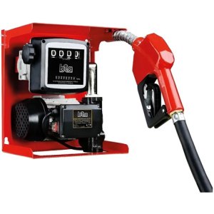 Kit Electrobomba Trasvase Diesel 60 L/m Con Gabinete Bta Tyt Rojo Monofásica