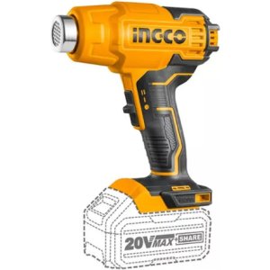 Pistola De Calor 20 V P20s 550ºc C/accesorios Hgli2002 - Tyt Naranja