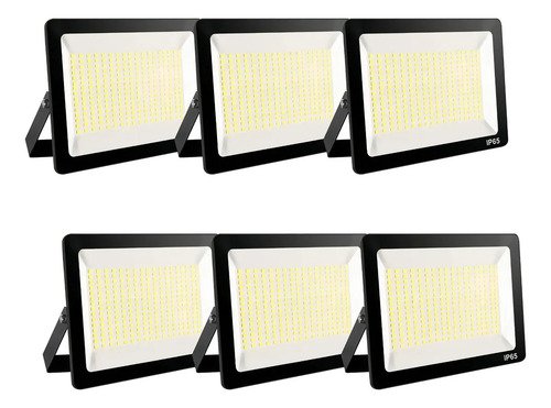 Pack De 6 Focos Led Unilux Modelo Apple De 20w Con Luz Neutra