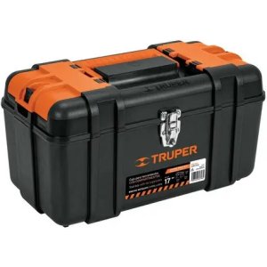 Caja Truper Para Herramientas Con Boche Metálico Chp-17 Negro