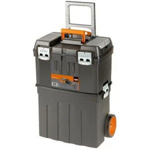 Caja De Herramientas Bahco 4750ptbw47 De Plástico Con Ruedas 290mm X 470mm X 630mm Negra Negro