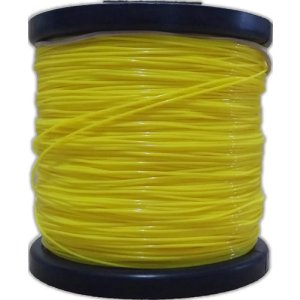Tanza Bordeadora Desmalezadora 2.4mm Bobina 194 Mts Amarillo