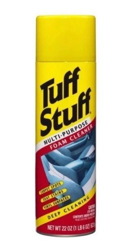 Stp Tuff Stuff - Limpiador En Espuma Multiuso 623 G - Limpia Tapicería Tela Alfombra Y Vinilo - Removedor De Manchas Para Auto Y Hogar En Aerosol