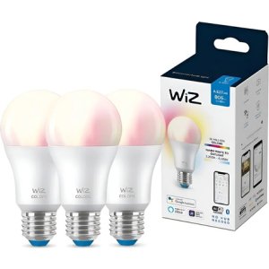 Pack De 3 Lámparas Bulbo Led Rgb Con Wifi 9w, Pase E27 Rgb
