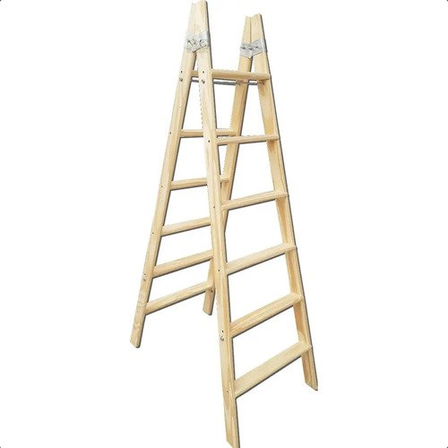Escalera De Madera 5 Escalones Pintor 1.55mts San José Color Escalones Planos - Imagen 2