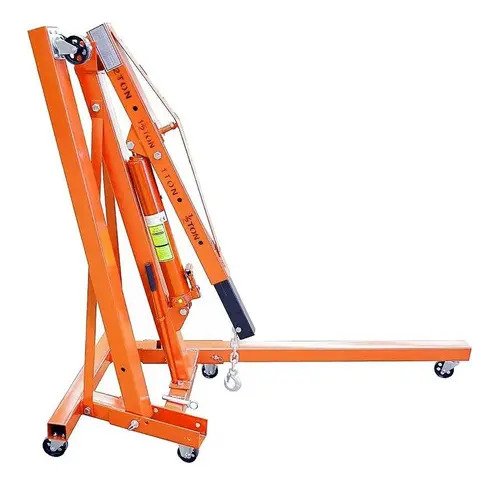 Guinche Pluma Plegable 2000 Kg Hidraulico Lusqtoff Hm2501 Naranja