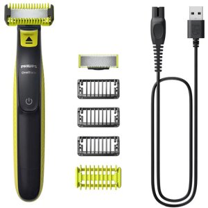 Afeitadora Oneblade Face And Body Qp2824/10 Philips Color Amarillo Verde Lima
