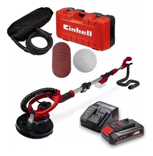 Lijadora De Altura Inalám Te-dw 18/225 Einhell + Carg/bat Rojo/negro