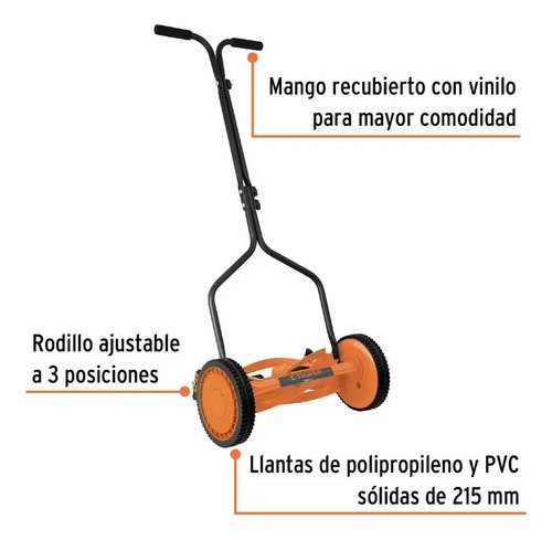 Podadora Manual 14´ + Tijeras 50cm + 3 Herramientas, Truper Color Naranja - Imagen 3