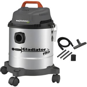 Aspiradora Industrial Gladiator Pro Húmedo/seco 15l 1200w Plateado