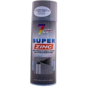 Pintura Spray 7cf Galvanizado En Frio Zincado Rich 400ml Tyt