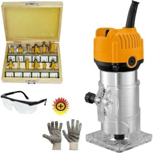Router Fresadora Manual Coofix 680w Para Madera Portabrocas 6mm