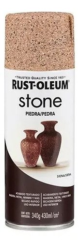 Pintura Aerosol Stone Acabado Texturado Piedra Rust Oleum Co Siena
