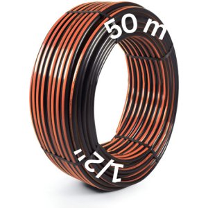 Caño De Riego Negro Plastiducto Manguesur 1/2 Modelo 3414 50m Pared Fina
