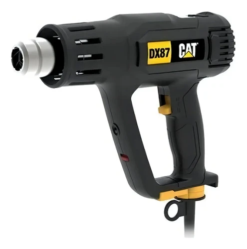 Soplador Térmico Caterpillar Cat Con Pistola Aire Caliente Negro Asombroso - Imagen 2