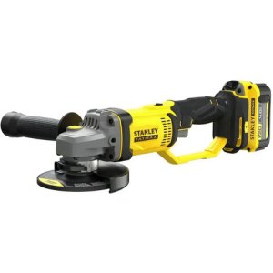 V20 Amoladora Inalam.stanley 115mm 20v 2bat.4a Scg400m2k-b2 Amarillo 2132