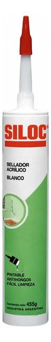 Sellador Acrilico Blanco Siloc Pintable Antihongos Caja 12un