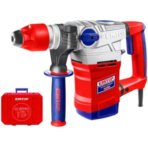 Rotomartillo Eléctrico Emtop De 1800w, Sds Plus Y 7j, Con Accesorios Rojo 50hz/60hz