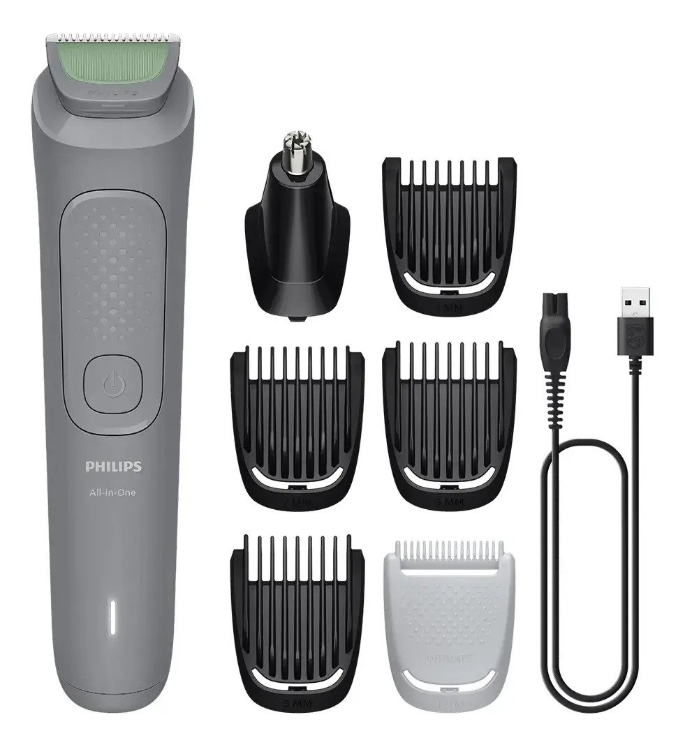 Multigroom All-in-one Philips Mg3911/15 Series 3000 7 En 1 Color Gris