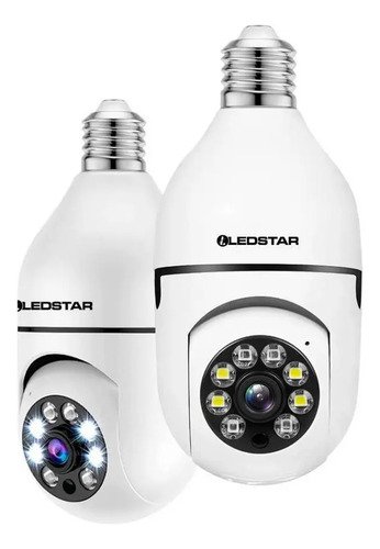 Camara Vigilancia Seguridad Ipc 600 Wifi Porta Lampara Dimm Blanco - Imagen 6
