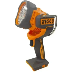 Linterna Reflectante S/bat De 2500 Lúmenes Y 20 V, Cwli20885 Ingco, Blanco Y Naranja