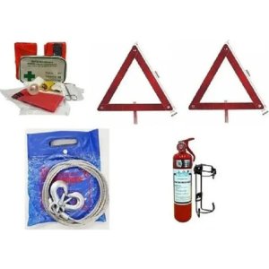 Kit De Seguridad Emergencia Auxilio Vial Extintor 2 Kilos