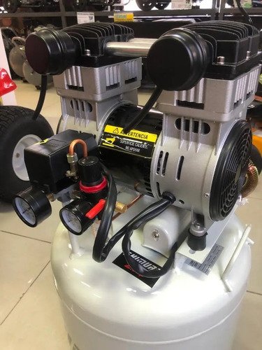 Compresor Odontológico Shimura 2.0 Hp 50 Litros Silencioso Blanco 50 Hz Monofásica - Imagen 2