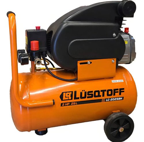 Compresor De Aire Eléctrico Portátil Lüsqtoff Lc-2025bk 25l 2hp Naranja 50 Hz Monofásica - Imagen 4