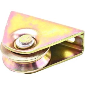 Rueda Para Portón Corredizo De Metal Dorado Lh