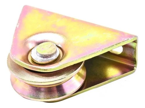 Rueda Para Portón Corredizo De Metal Dorado Lh