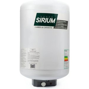 Termotanque Eléctrico Sirium Cilíndrico 40l - Clase A Negro Color Blanco