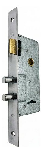 Cerradura Star 210s | Doble Perno Reforzado Hierro Seguridad Plateado