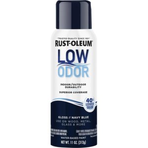 Esmalte Aerosol Al Agua Sin Olor Rust Oleum Colores 312gr Mar Profundo